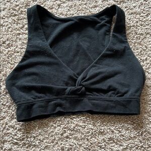 Aerie Black Crop Top
